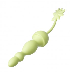 MizzZee - Lucky Leaf Vibrating Anal Butt Plug (Support APP Mini Programs - Chargeable)